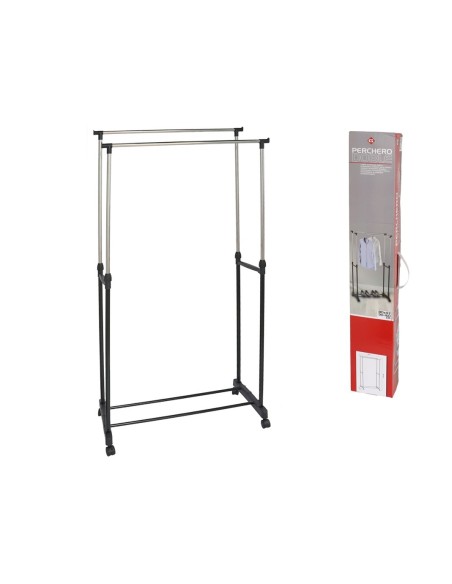 PERCHERO DOBLE 80X43/90-160CM