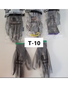GUANTE T10 POLI GRIS