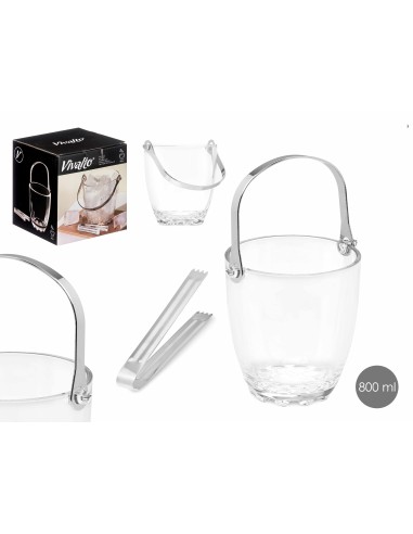 CUBITERA 800ML CON ASA PINZA METAL