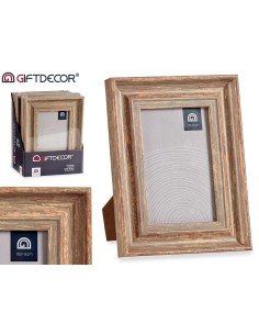 PORTAFOTOS EFECTO MADERA COBRE 10X15CM