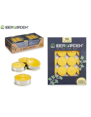 SET 20 VELAS TEA LIGHT CITRONELA