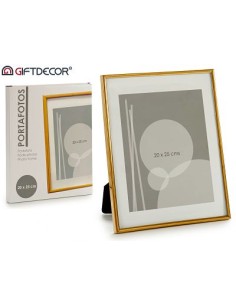 PORTAFOTOS ALUMINIO FINO ORO 20X25CM
