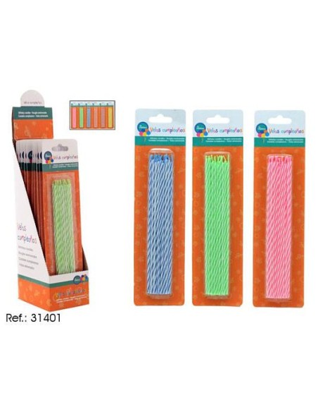 JUEGO 18 VELAS CUMPLEAÑOS ALTAS COL SURT