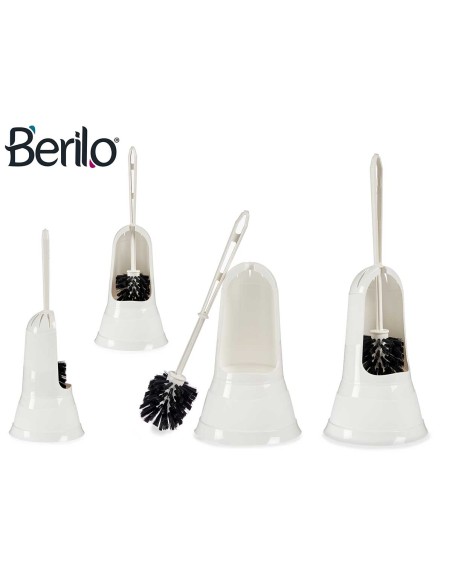 ESCOBILLERO PLASTICO REDONDO BLANCO