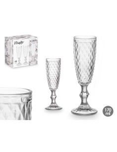 COPA CAVA DIAMANTE TRANSPARENTE 170 ML