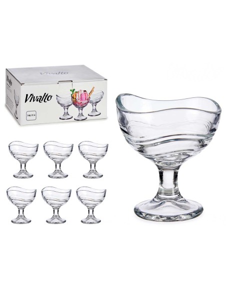 COPA HELADO FORMA ONDULADA 135ML