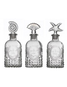 BOTE CRISTAL TRANP FLOR LIS TAPON MAR S3