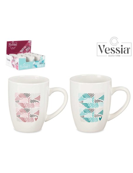 TAZA PORCELANA RAYA SURT 2