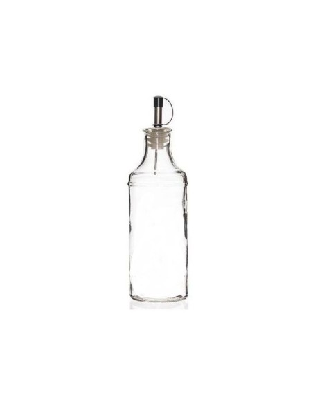 ACEITERA 150ML TRANSPARENTE TAPON METAL