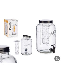 JARRA CON ENFRIADOR 8000ML NEGRO