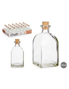 FRASCA VIDRIO 125 ML TAPON CORCHO
