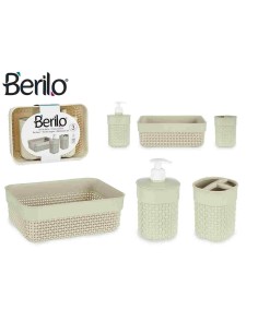 SET 3 PZS BAÑO BEIGE