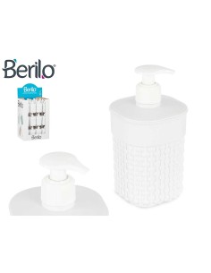 DOSIFICADOR PLASTICO BAÑO 580ML BLANCO