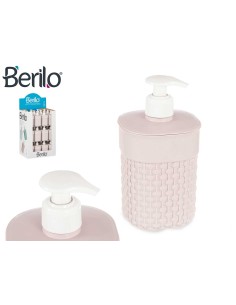DOSIFICADOR PLASTICO BAÑO 580ML ROSA