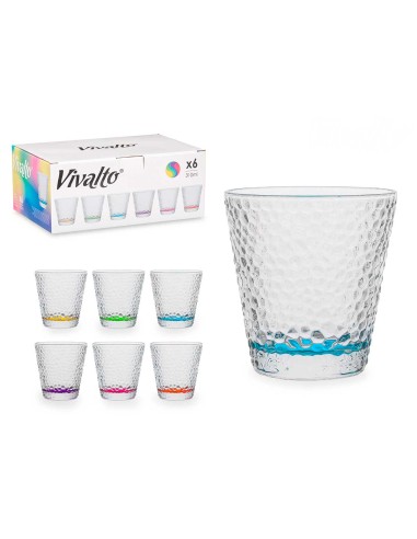 VASO VIDRIO LAGRIMA TRANSP COLOR 310 ML