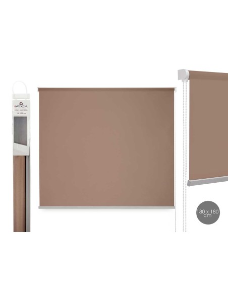 ESTOR VENTANA 180X180CM MARRON