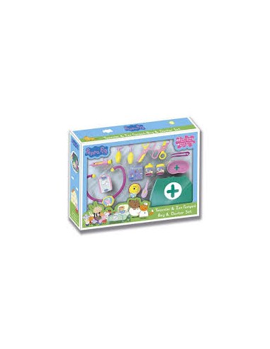 SET Y BOLSA DE DOCTOR DE PEPPA PIG