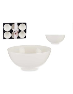 BOLS 6UND PORCELANA BLANCA APERITIVO