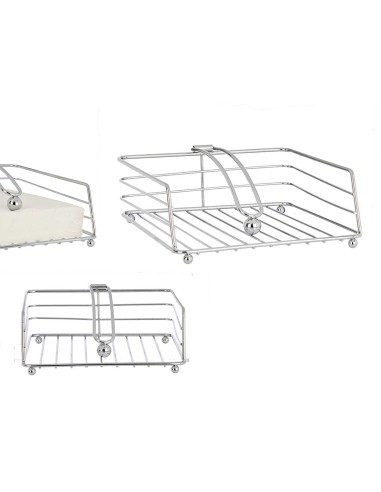 SERVILLETERO METAL CROMADO CUADRADO