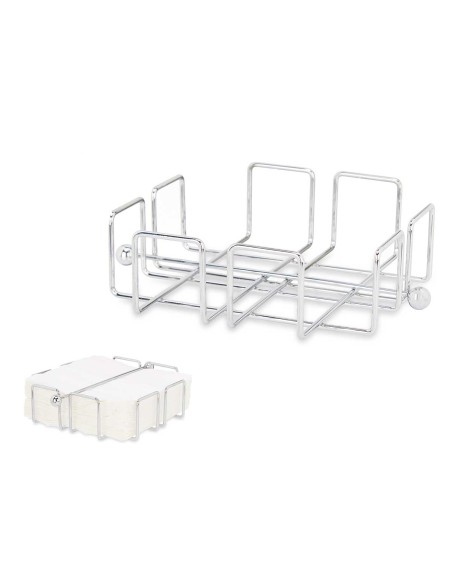 SERVILLETERO METAL CROMADO CERRADO