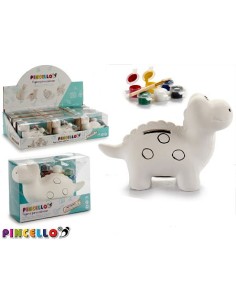 HUCHA DINOSAURIO CERAMICA COLOREAR CIRC