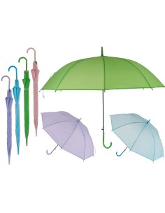 PARAGUAS INFANTIL SURTIDO 4 COLORES SOLIDOS