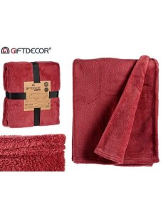 MANTA CORAL 125X150CM ROSA FUERTE