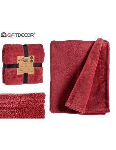 MANTA CORAL 150X200CM ROSA FUERTE