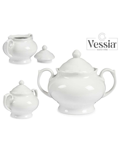 AZUCARERO 350ML CON ASA Y TAPA BLANCO