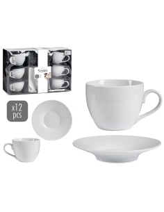 SET 6 TAZAS Y SOPORTE 420ML BLANCO