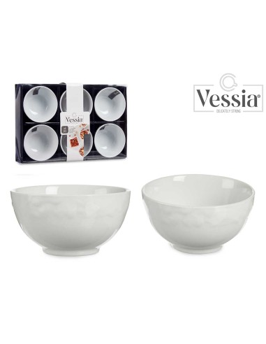 BOLS 150ML 6UND PORCELANA BLANCA REDONDO