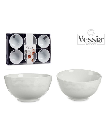 BOLS 150ML 6UND PORCELANA BLANCA REDONDO