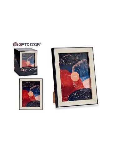 PORTAFOTO NEGRO MADERA 13X18CM