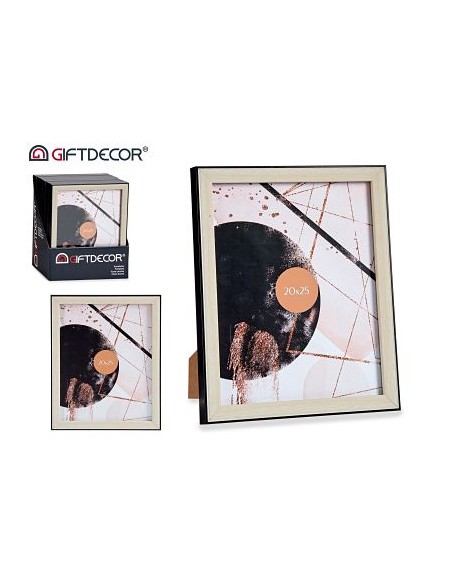 PORTAFOTO NEGRO MADERA 20X25CM