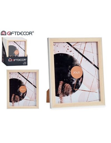 PORTAFOTO BLANCO MADERA 20X25CM