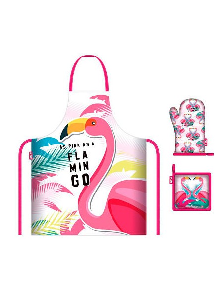 DELANTAL/MANOPLA/AGARRADOR FLAMENCO