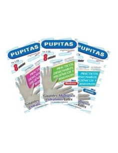 GUANTE LATEX 8 UND TALLA GRANDE