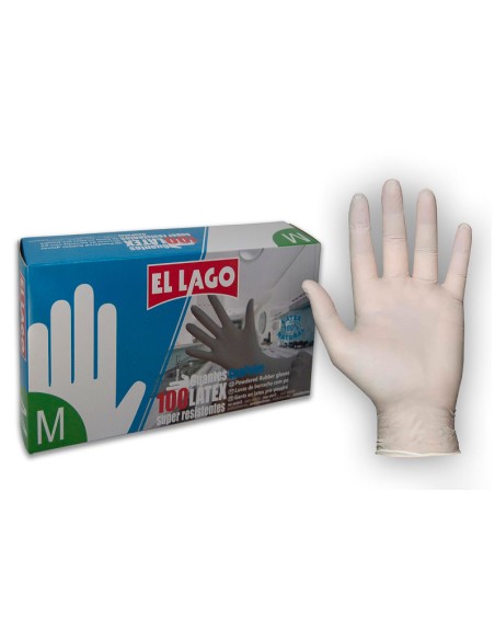 GUANTES LATEX 100 T/MEDIANA