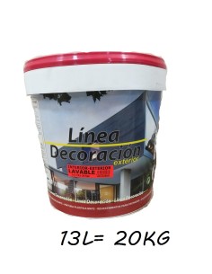 PINTURA 13L=20K BLANCA INT-EXT LAVABLE