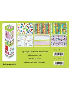30 ROLLITOS INFANTIL 1X3