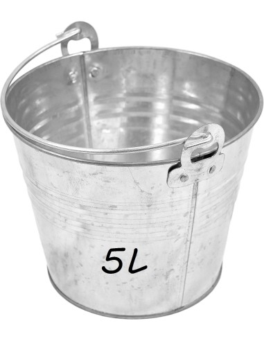 CUBO GALVANIZADO 5L CON ABRIDOR