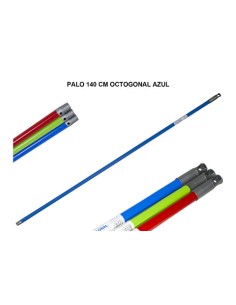 PALO 140CM OCTOGONAL AZUL