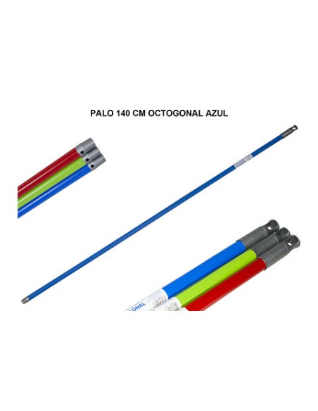 PALO 140CM OCTOGONAL AZUL