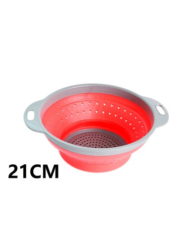ESCURRIDOR 21CM PLEGABLE SILICONA DOS ASAS