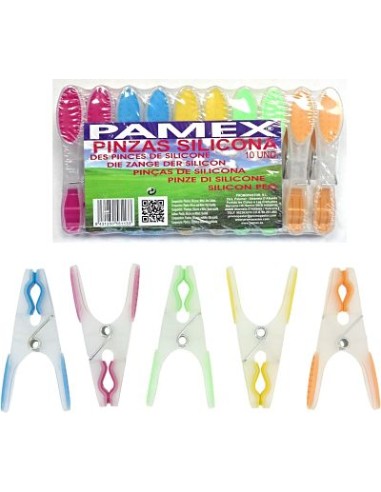 PINZA DE SILICONA 10 UDS.PAMEX
