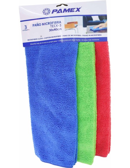 PAÑO MICROFIBRA TECK-3 SET 3
