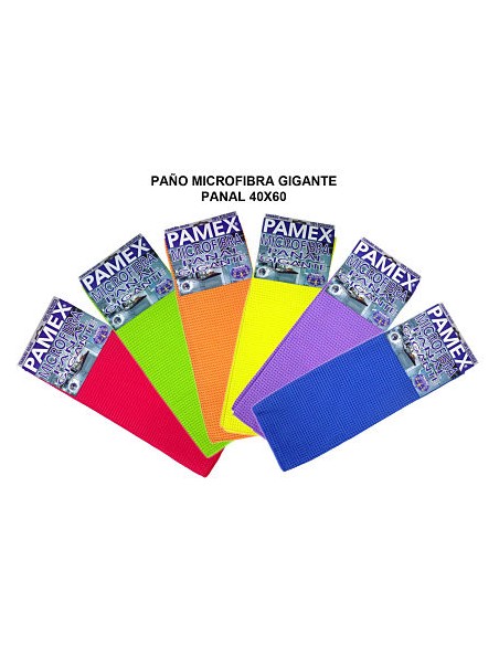 PAÑO MICROFIBRA GIGANTE PANAL 40X60