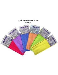 PAÑO MICROFIBRA 30X40 ROMBO