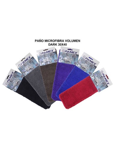 PAÑO MICROFIBRA VOLUMEN DARK 30X40