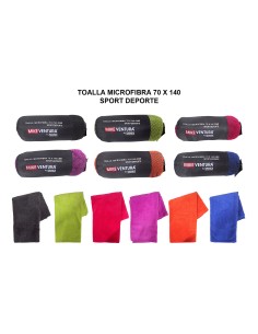 TOALLA MICROFIBRA SPORT DEPORTE 70 X 140